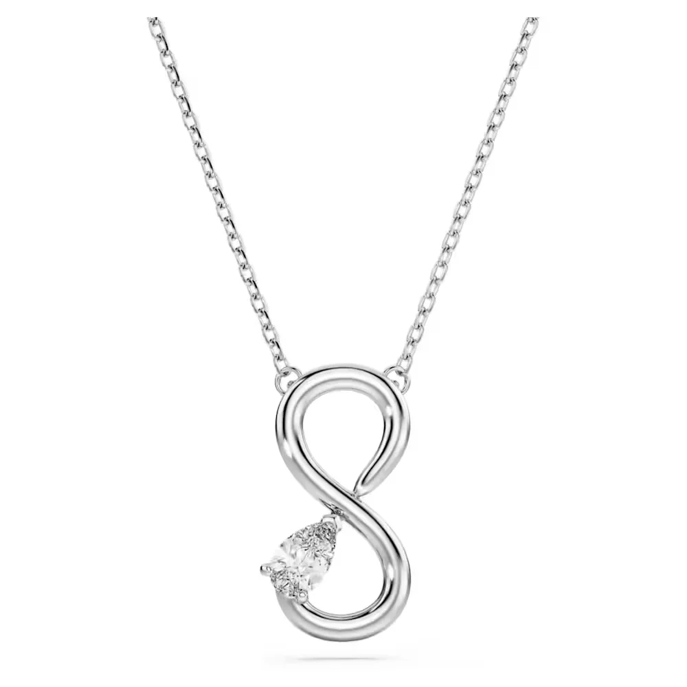 

Chic Infinity Pear-Shaped Cubic Zirconia Statement Necklace