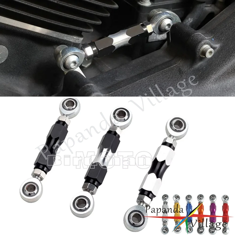 

For Harley Softail Dyna Heritage Slim Shifter Lever Link Motorcycle Brake Arm Lever Linkage Mid-Control Adjustable Shift Linkage