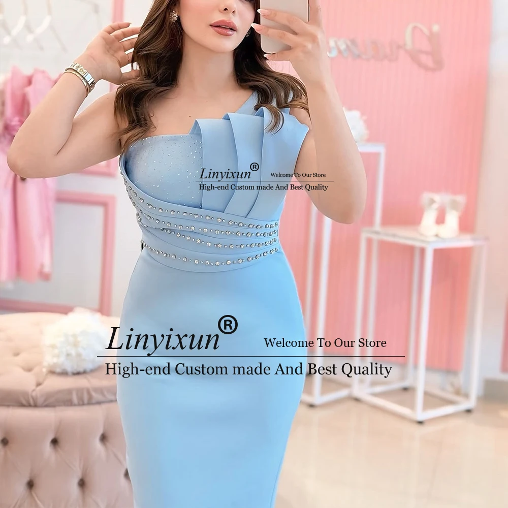 سليم صالح كريستال فساتين لحضور الحفلات الموسيقية للمرأة أنيقة حورية البحر مساء رداء حفلات 2025 Aso Ebi مخصص سيرين هيل فساتي