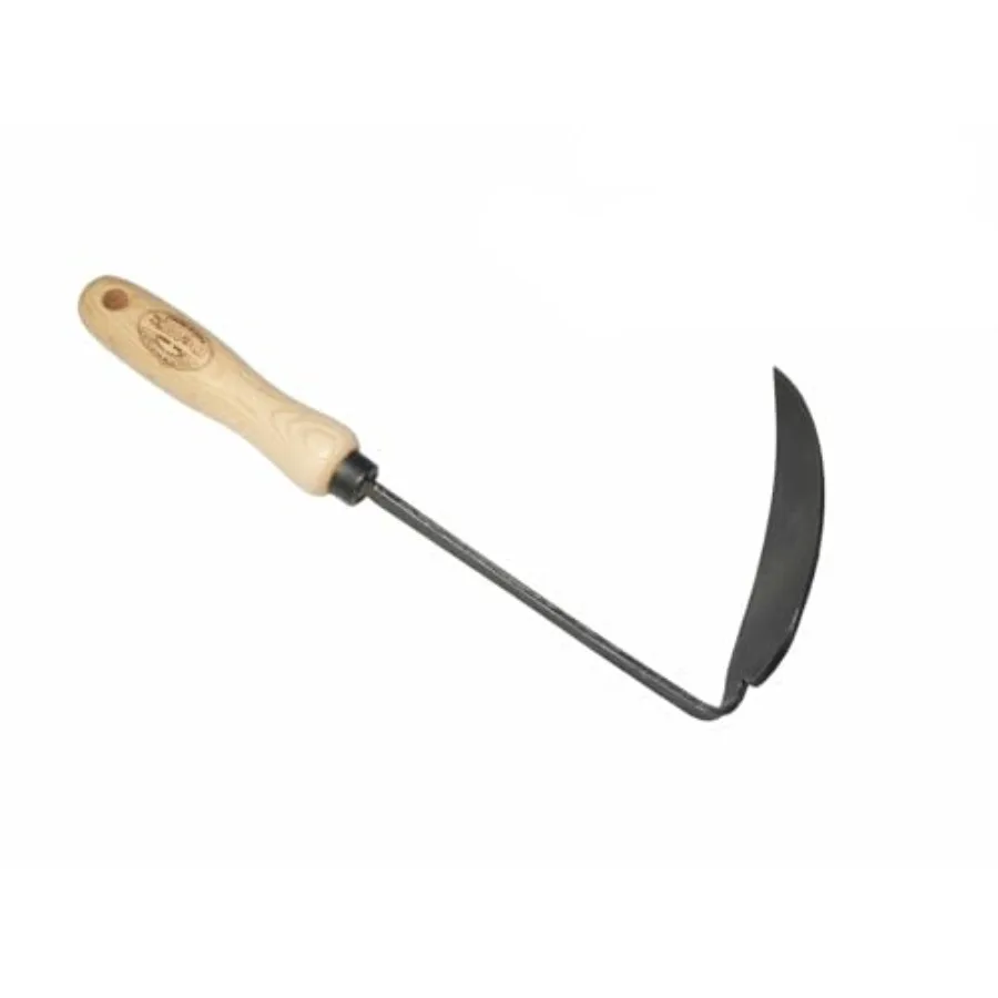 

Корейская мотыга DeWit - универсальный садовый инструмент Ho-Mi с лезвием из закаленной бороновой стали и ручкой из твердой древесины ясеня, общая длина 12 дюймов, вес 0,65 фунта.