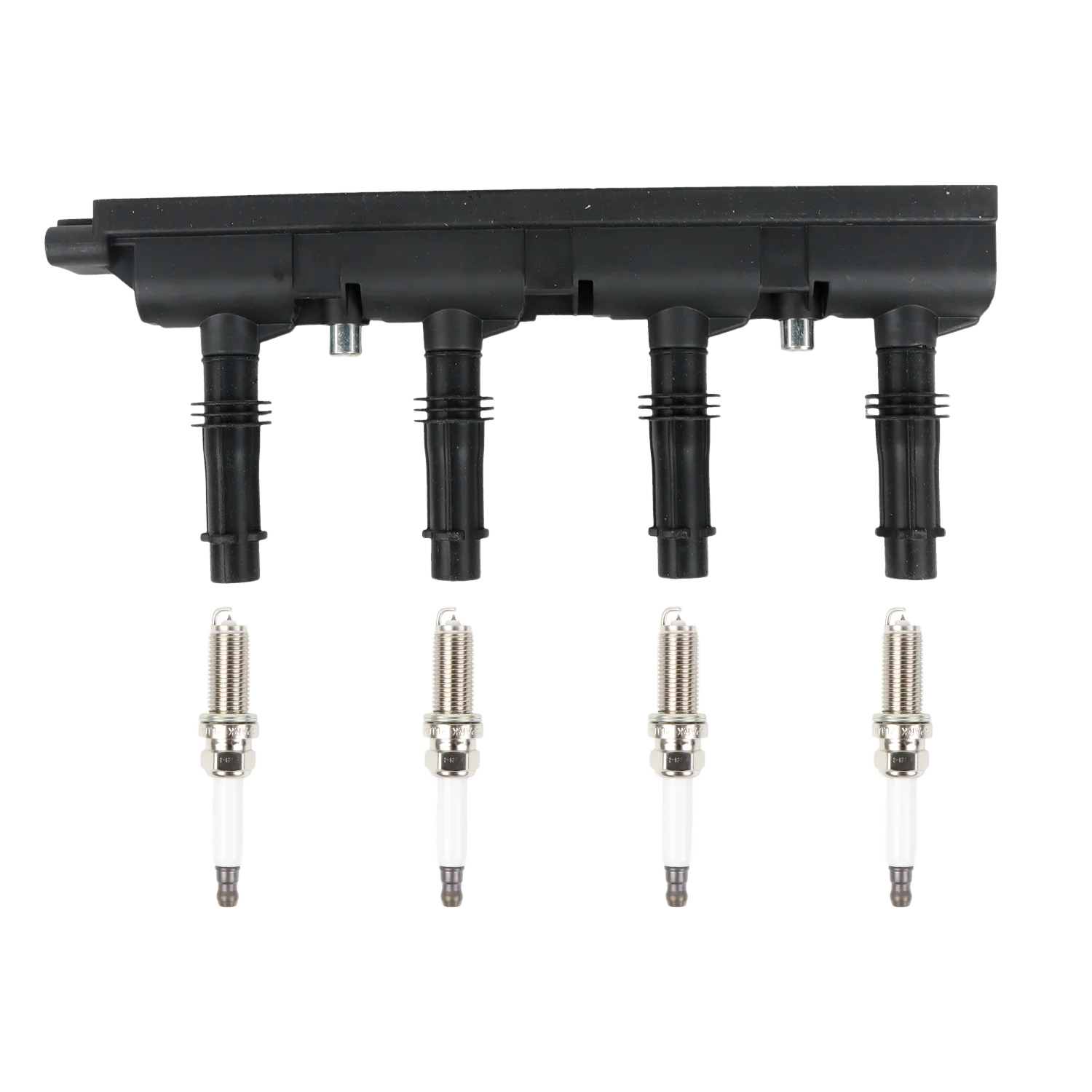 1 Set Ignition Coil + 4pcs Iridium Spark Plugs For 1.4L Buick Encore Chevy Cruze Sonic Trax UF669 Car Engine Replacement Parts