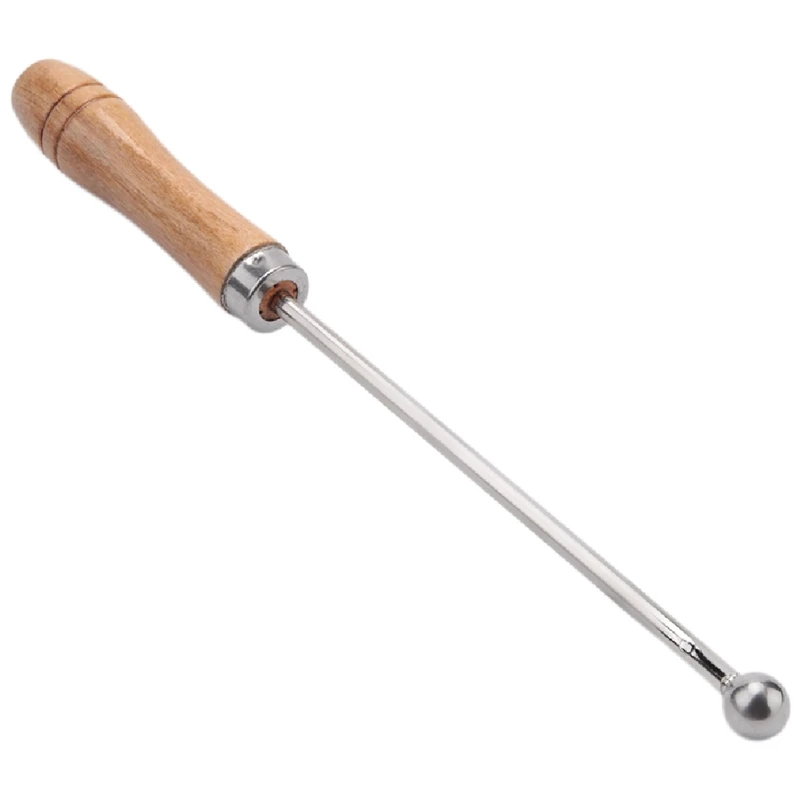 

A43Z-Trumpet Elbow Repair Horn Maintenance Wrench With Solid Wood Handle Trumpet Mouth Tools For Trumpet French Horn