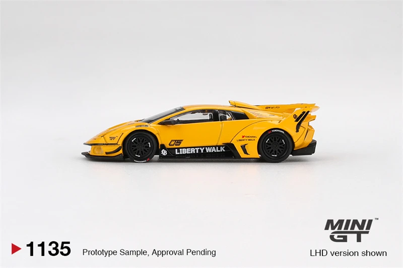 Vorverkauf MINI GT 1:64 LB-Silhouette WORKS MURCIELAGO GT Evo Papierbox/Blasenpaket Druckgussauto-Modellsammlung Miniatur
