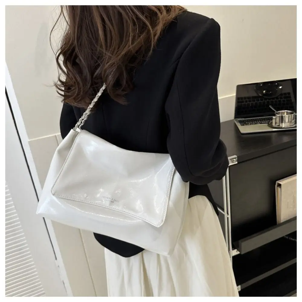 Bucket Bag Shoulder Bag Simple Solid Color PU Crossbody Bag Purses Large Capacity Totes Bag Women