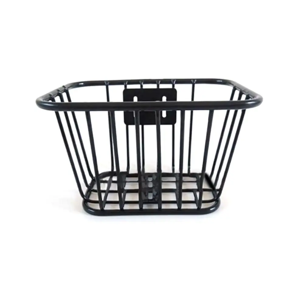 AliExpress NONE Easy To Install Bicycle Rear Basket Metal Fixed Durable Bike Rear Basket Adjustable Black/Silver Mountain Bike Basket