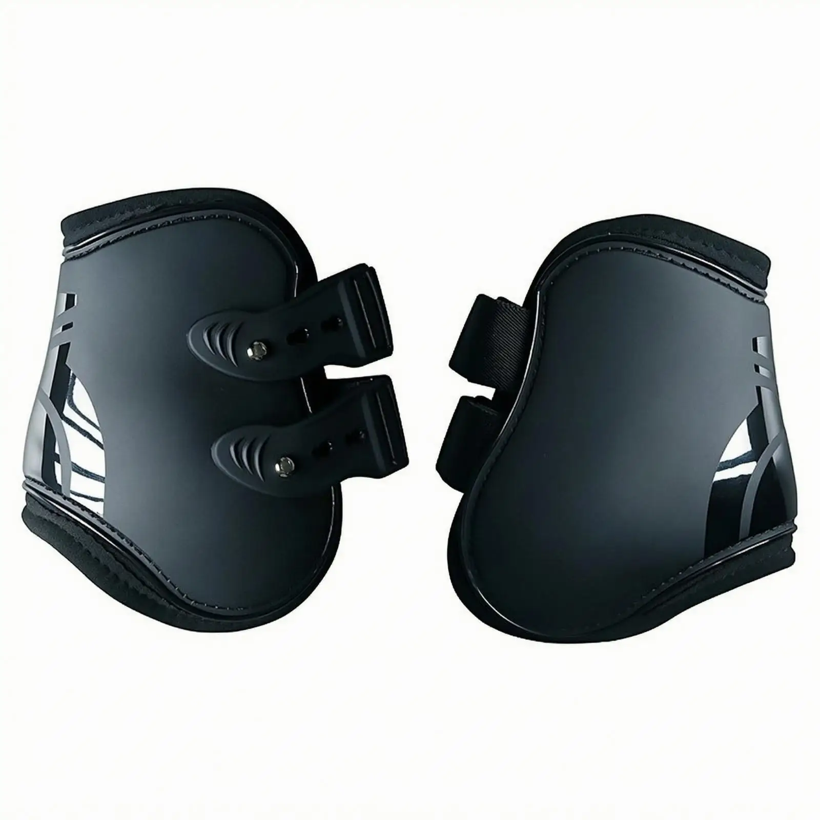 Horse Fetlock Boots Guarding Hind Leg Boots Tack Adjustable Secure for Equestrians, Jumping, Riding