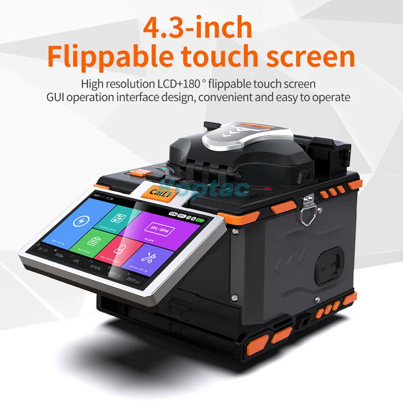 S5 Optical Fusion Splicer Fiber Optic Splicing Machine Hine Support Multiple Languages Fiber Optic Fusion Splicer FTTH