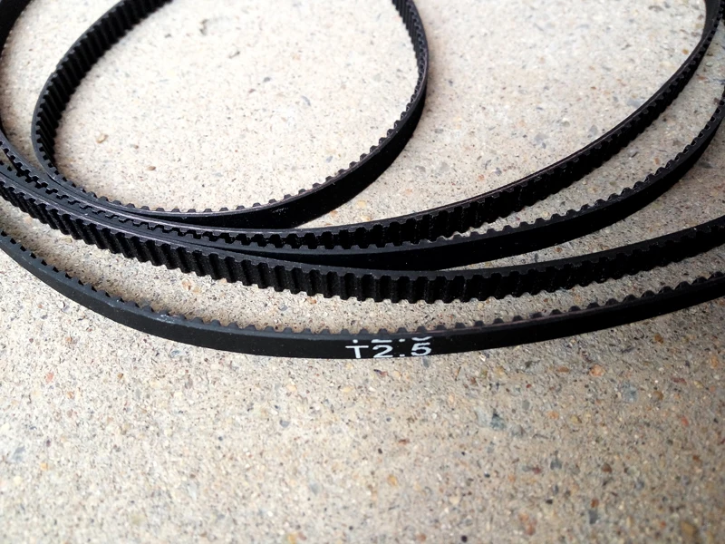 10 / 5 meter T2.5 Timing belt pitch 2.5mm width 6mm  Neoprene Rubber timing pulley for CNC T 2.5 6 2000 open ended