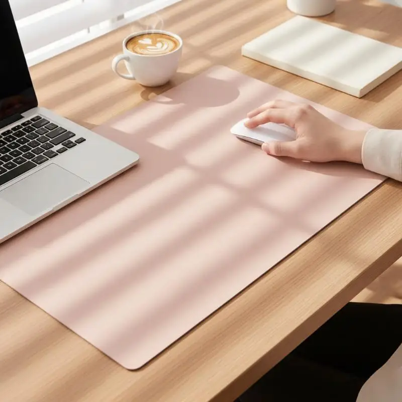 Large PU Leather Mouse Pad, Non-Slip Waterproof Desk Pad, Easy To Clean, For Office Desktop, Large Desk Mouse Pad