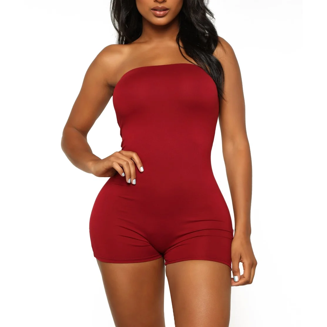 المرأة الصيف ارتداءها بلون ليوبارد التمويه أكمام قبالة الكتف Bodycon الزي السراويل القصيرة البلوز بذلة