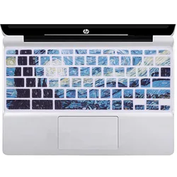 Silicone Keyboard Cover US Layout for HP Chromebook 11 X360 11.6' G2 G3 G4 G5 G6 EE G7 EE 11.6' HP Chromebook 14 G2 G3 G4