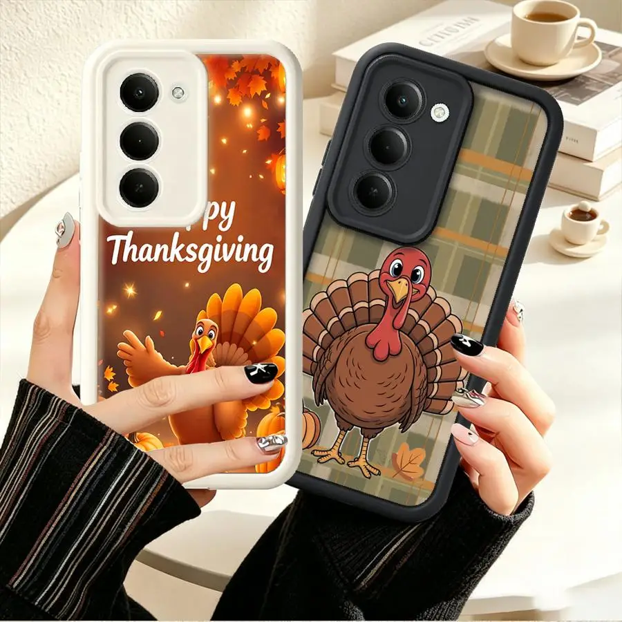 Feast Turkey Phone Cover Case for Samsung Galaxy A18 A51 A73 A34 A71 A72 A15 A16 A23 A12 A13 A35 A36 A56 A53 A54 A26 A32