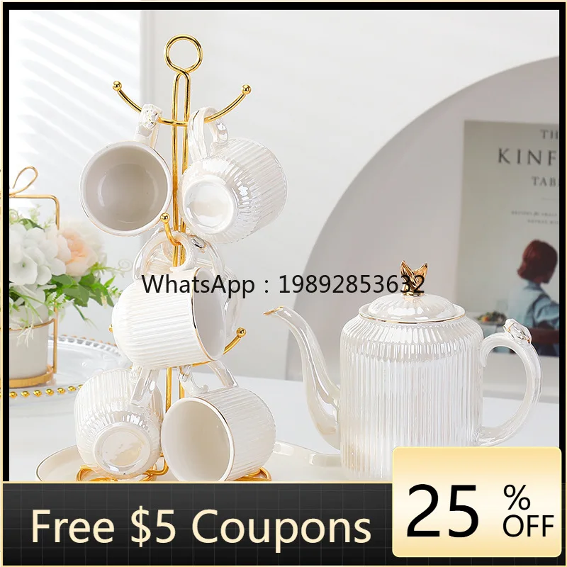 

Advanced Sensory Kit Set Cold Kettle Nordic Wind High Temperature Household Living Room Water Cup Ceramic Cold Kettle Cold Foam