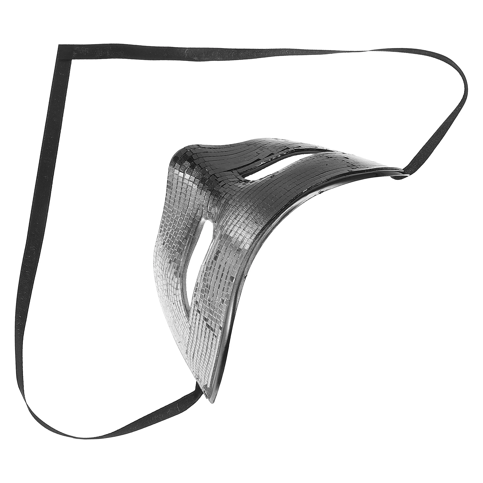 

1pcs Mirror Reflective Masquerade Mask Shiny Disco Carnival Party Festival Costume Accessory For Women Men Kids Glass Design