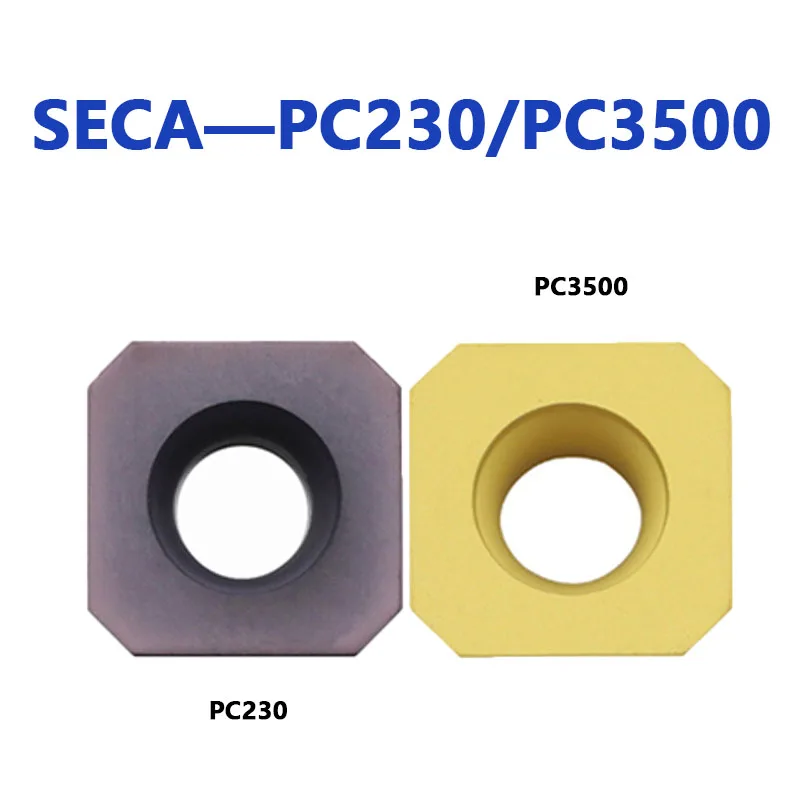 Original SECA1204AFTN CNC Indexable Carbide Inserts 10pcs Square Face Milling Steel Metal Process Surface Tooling Tip Part Piece