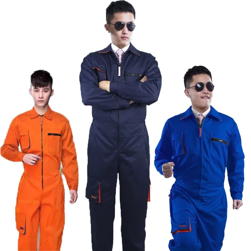 

Work Overall Uniform For Men Women Working Coveralls Welding Suit Car Repair Workshop Mechanic Plus Size Clothes Work Dungarees