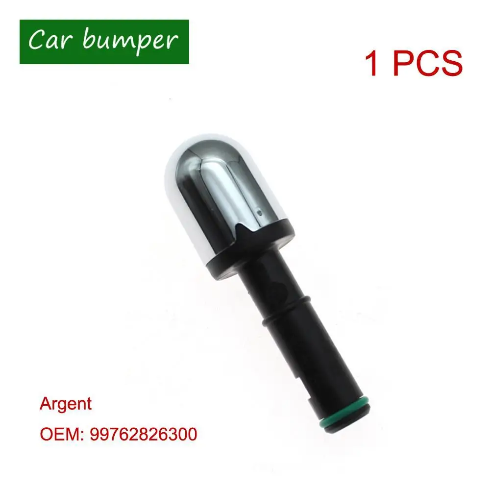 Argent Black For Porsche 911 Panamera 718 Boxster Headlight Washer Nozzle Head Spray Jet 99762826300 97062825100 L/R