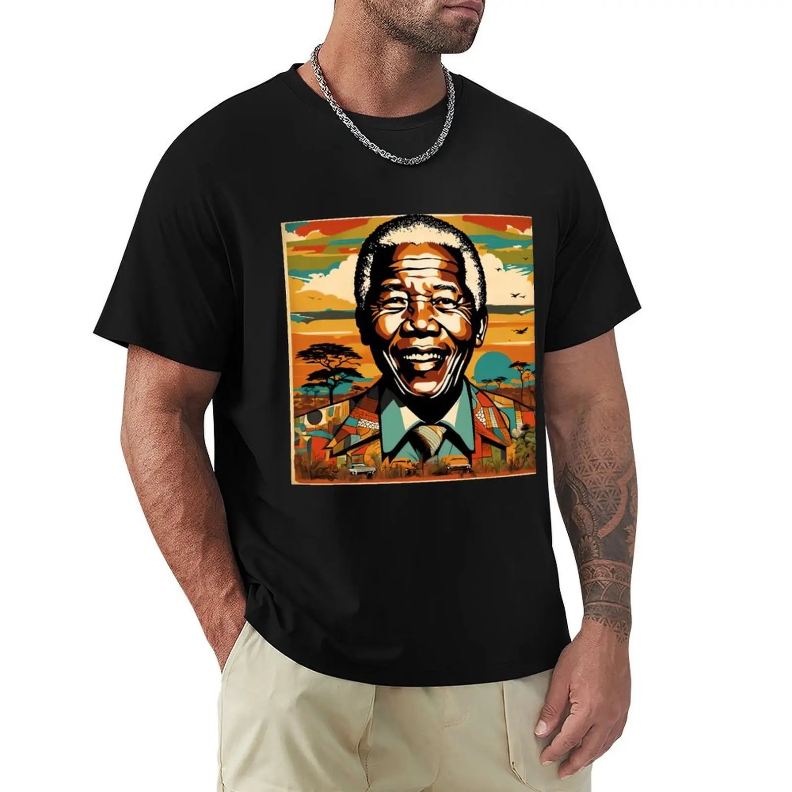 Nelson Mandela T-Shirt Daily Wear Print T-Shirt