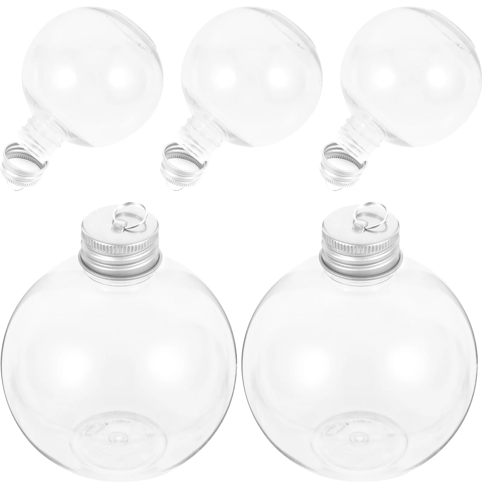 Cocktail Christmas Spherical Bottle Dairy Milk Pendant Multi-function Bottles Man Fillable Booze Balls