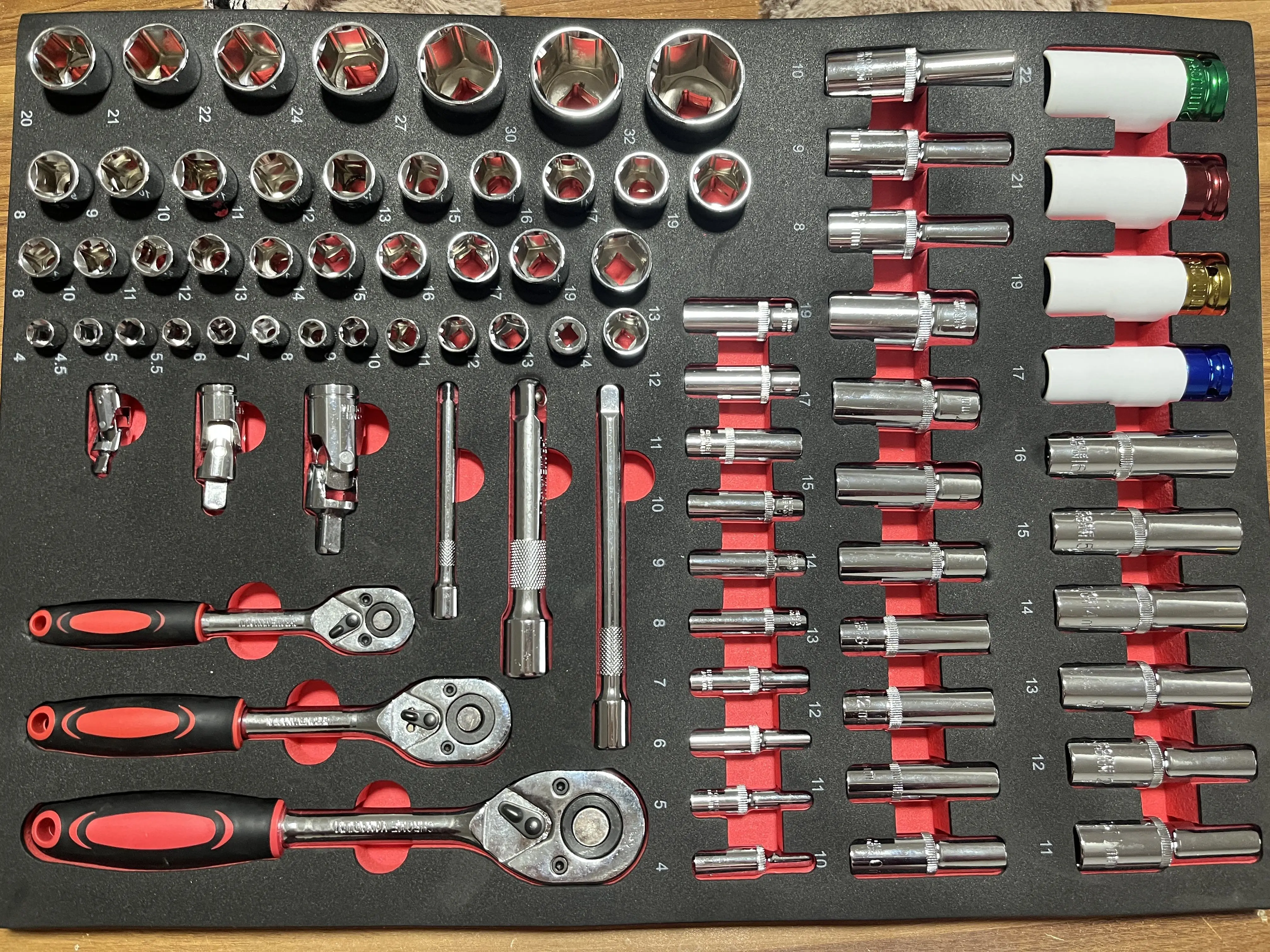 258 Pcs Professional Cr-V Material Hand Tools Set Auto Repair Juego De Herramientas Hex Wrench Screw Driver Any Combinations