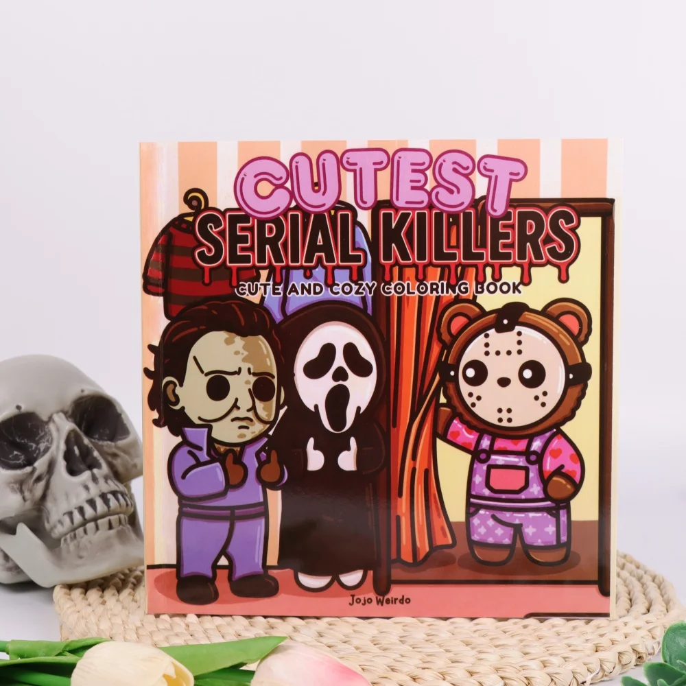 Adult decompression coloring book, with suspense scene as the theme, relax and decompress, improve creativity