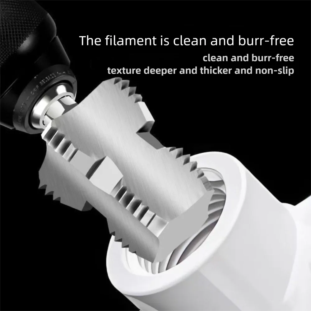 4/6 Points PVC Pipe Threader Kit Various Die Sizes Internal Thread Thread Tap Universal PPR Water Pipe Opener Tap