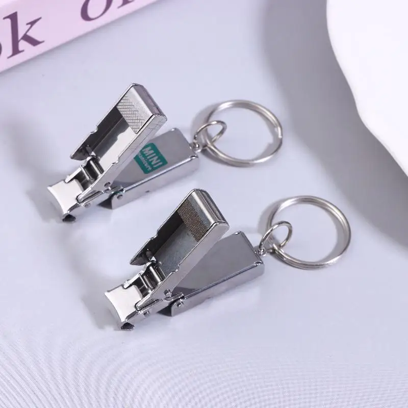 Stainless Steel Mini Nail Clipper, Nail File Function, Exquisite Foldable Nail Clipper, Portable Luggage Shape Nail Polish Tool