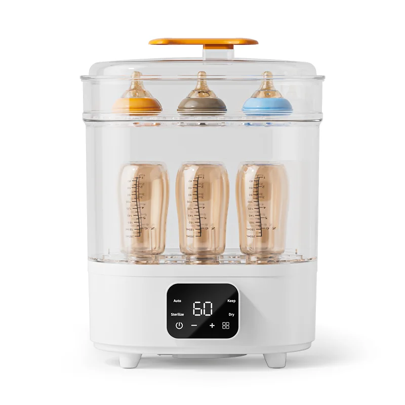

Baby bottle sterilizer Electric steam bottle sterilizer with digital display