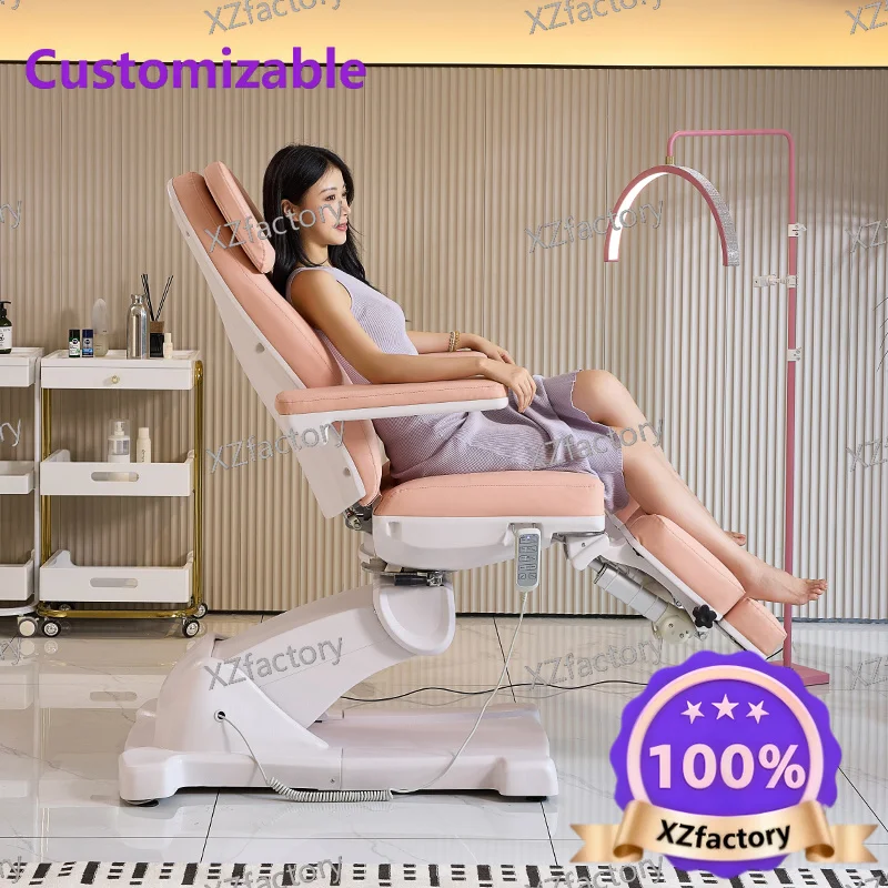 Factory Direct 2026 Top RatedProfessional Pedicure Chair Foot Therapy Tattoo Foot Soaking Bed with Rotating Electric Lifting