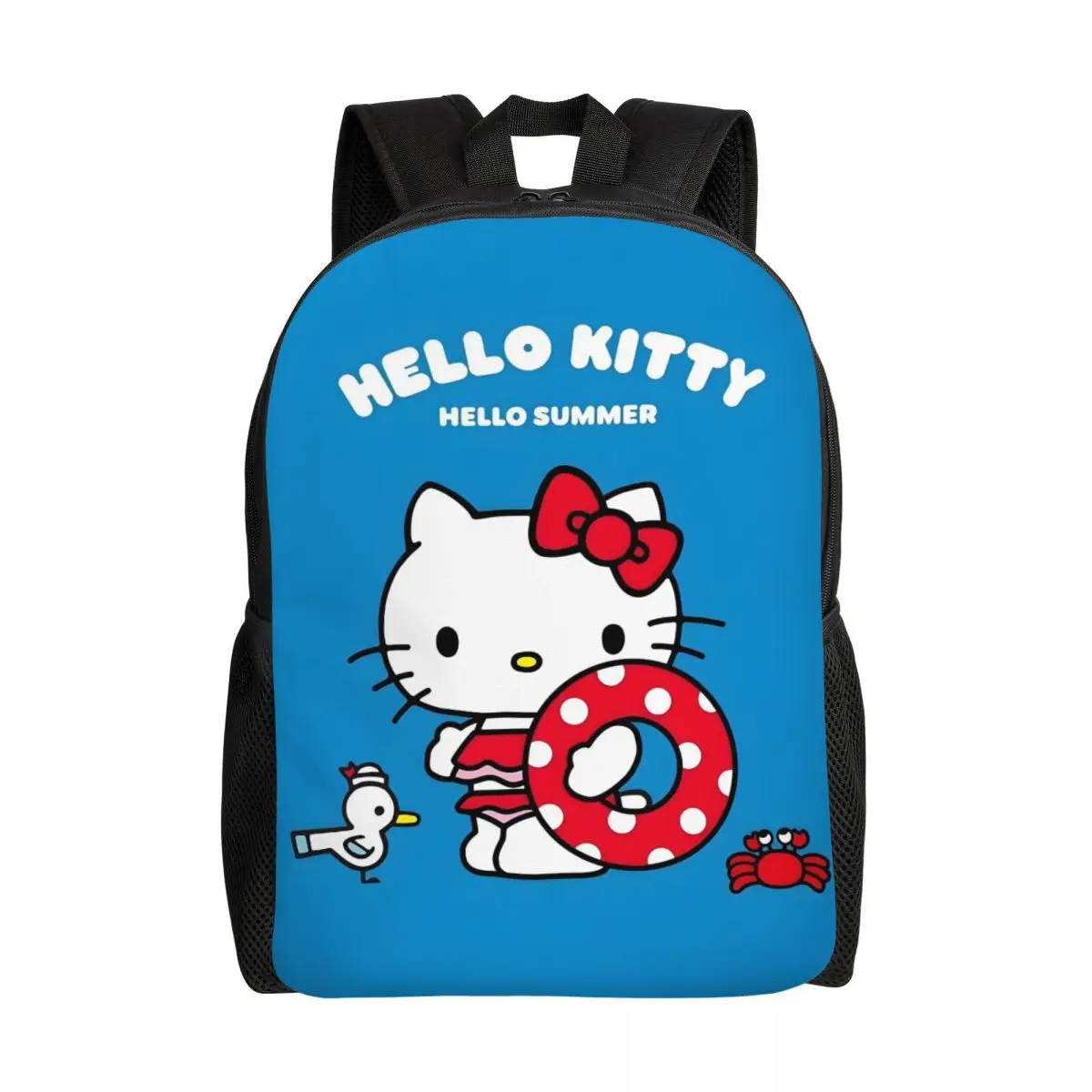 

Hello Kitty Backpack Men Women Basic Bookbag for School College Secret Garden Bags