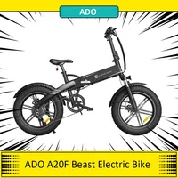 ADO A20F Beast Electric Bike 250W Motor 25km/h 36V 14.5Ah Battery 20*4.0 Fat Tire Adult Foldable Comfort  E-bike App Control