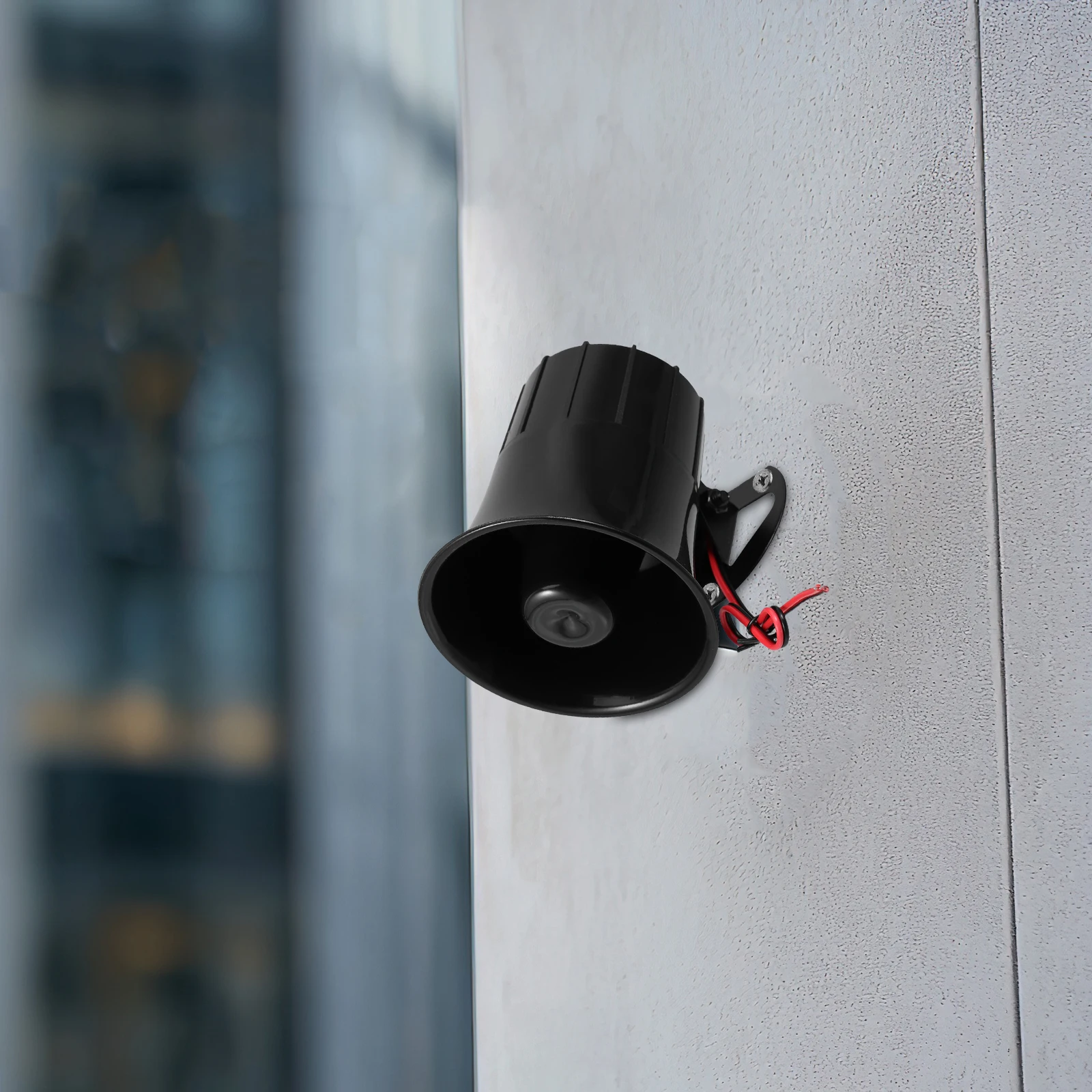 

Loud High-Pitched Anti-Theft Horn System Indoor Outdoor Security Siren Small Plastic Alarming Horn Burglar Alarm For Home Office