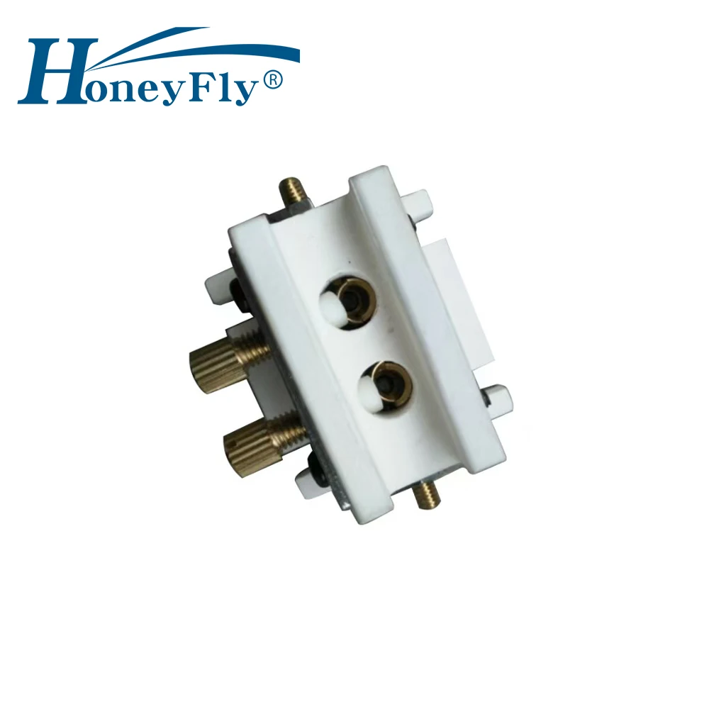 HoneyFly G15 Lamp Socket Ceramic 250V Max 1500W Stage Lamp Holder Connector Bulb Base Adapter Stage Lighting Accessories