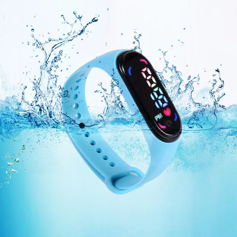 Waterproof Children Watches Women Sport Wristband Bracelet Touch LED Digital Girls Watch Boys montre femme relogio feminino