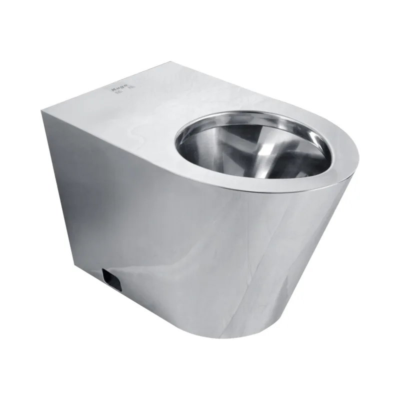 

Deodorant 304 stainless steel toilet, anti-vandalism stainless steel squatting toilet
