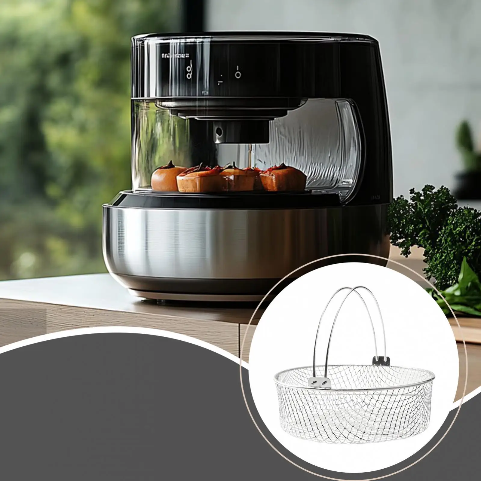 ملحقات سلة المقلاة الهوائية رف تبخير للطهي المنزلي في المطاعم