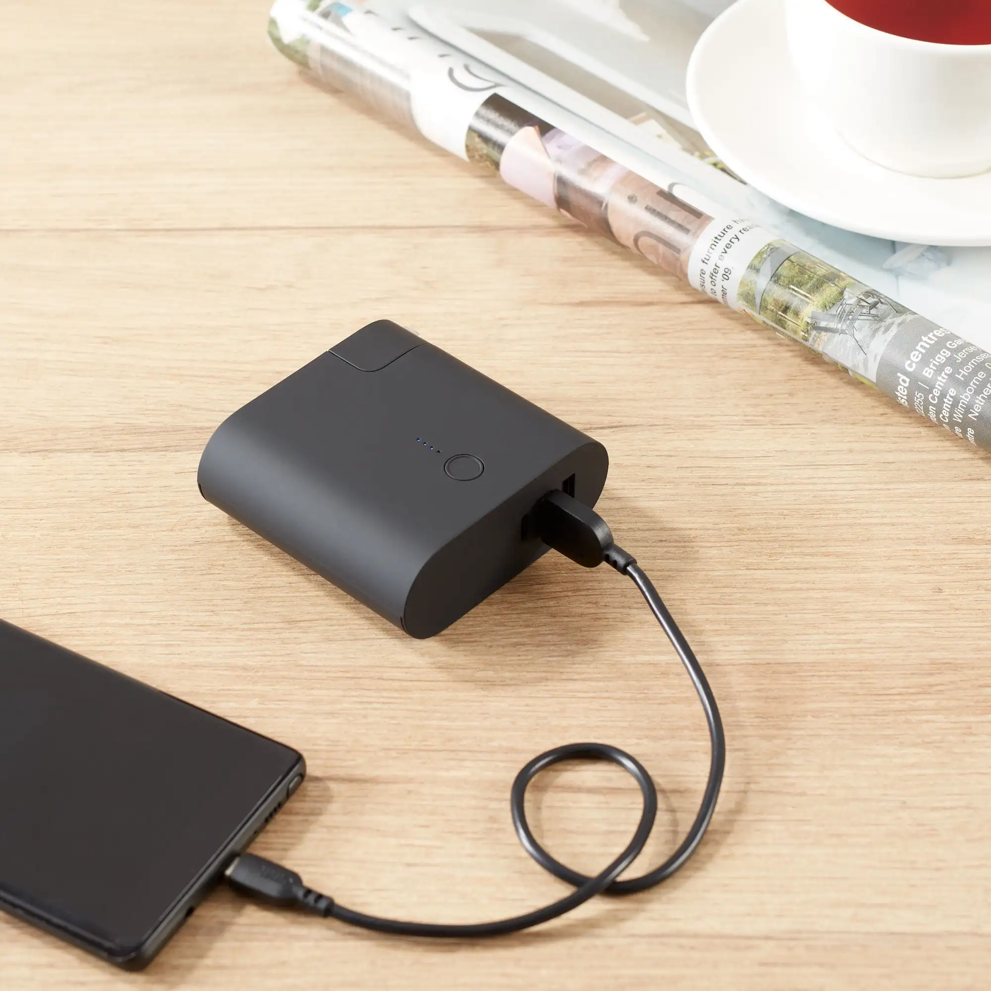 

2-in-1 Multi-Port Portable Battery and Charger