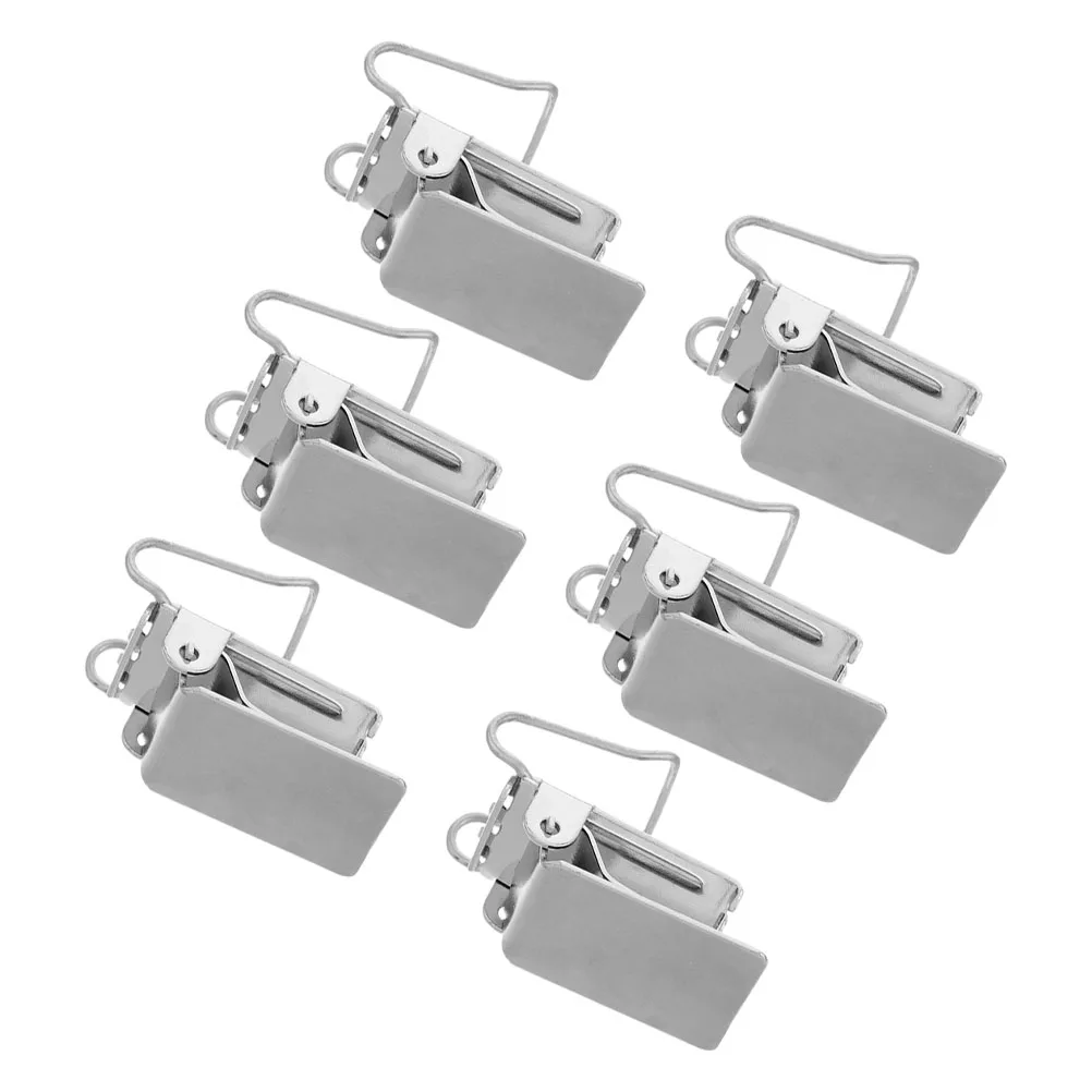 

6Pcs Curtain Clips Heavy Duty Stainless Steel Tapestry Grippers for Hanging Rugs Blankets Drapes Wall Decor Display Grip
