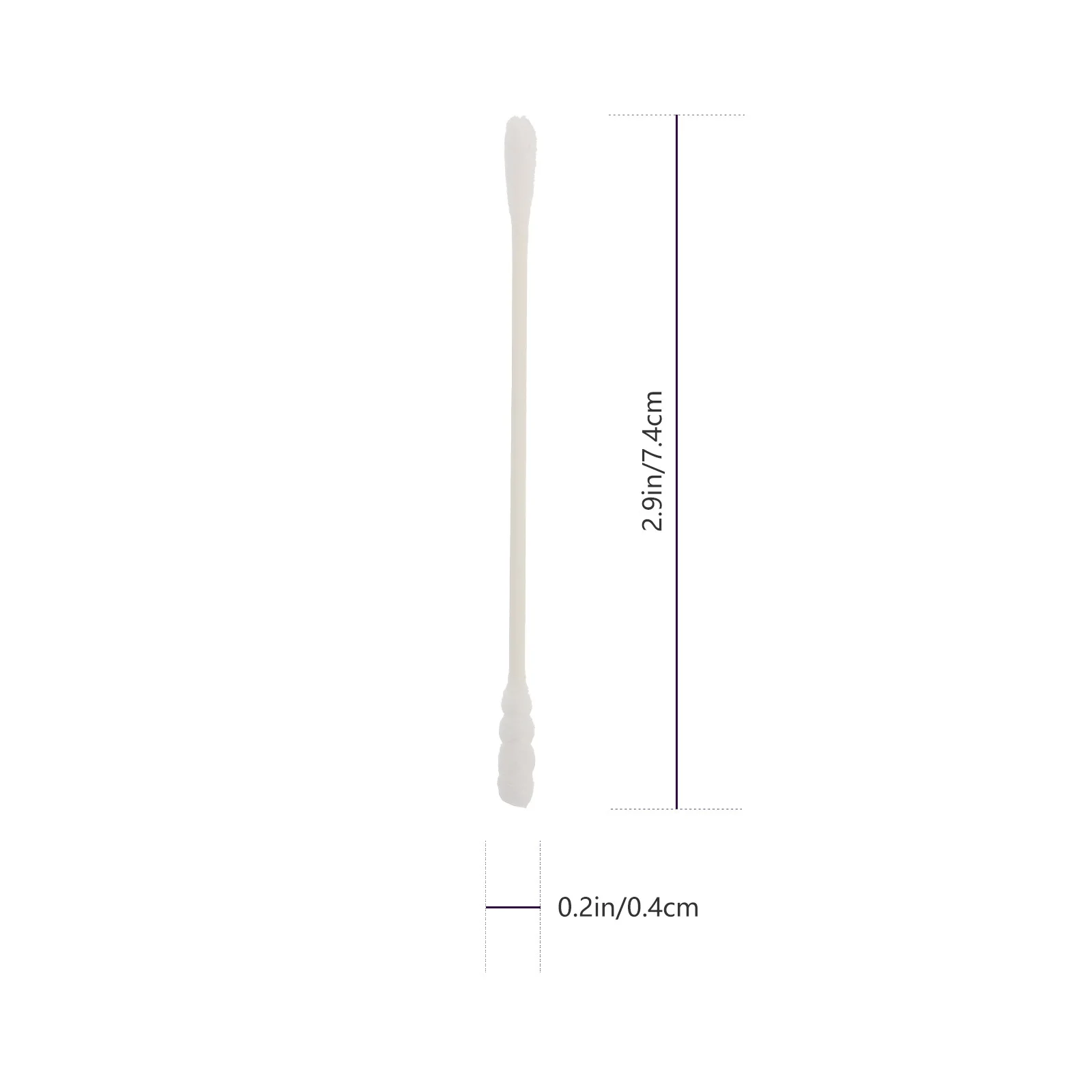 2 scatole Tamponi di cotone per la pulizia dell'orecchio del bambino Bastoncini di cotone per trucco multifunzionali morbidi a doppia estremità usa e getta per la cura del bambino domestico