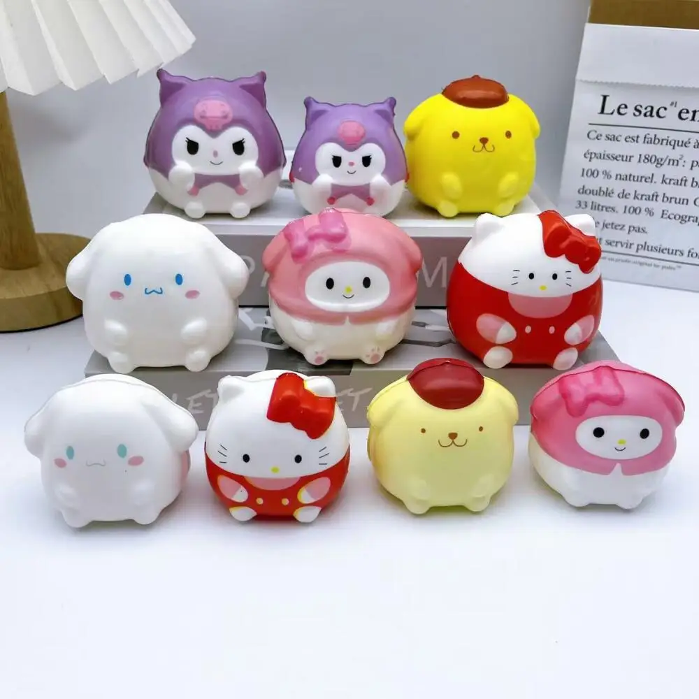 Орнамент-sanrio-милые-аниме-фигурки-в-стиле-мультфильмов-креативные-и-простые-Куроми-Хелло-Китти-настольные-куклы-для-девочек-подарок