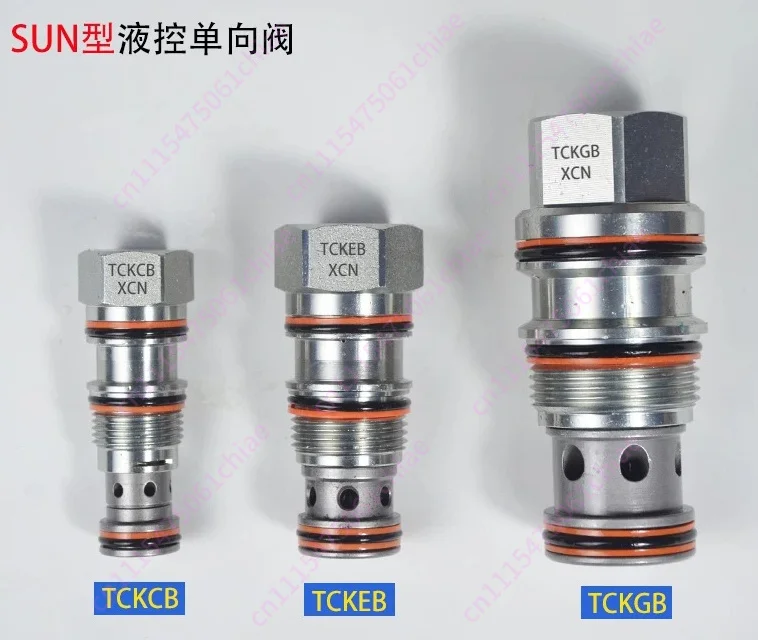SUN Type Threaded Cartridge Hydraulic Control Check Valve CKCB/CKEB/CKGB Paper Roll Soft Bag Clip Forklift Valve Core