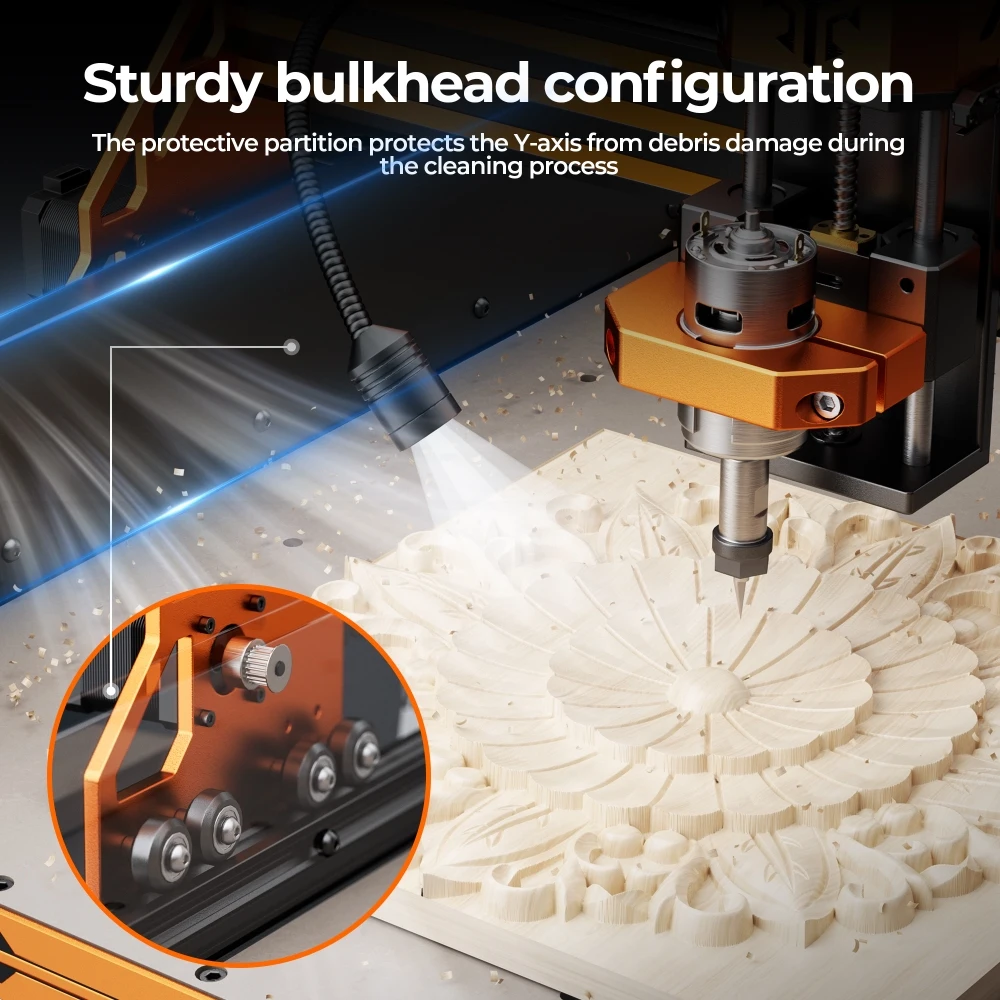 

Фрезерный станок Ascarva CNC 4S для деревообработки и гравировки, 3-осевой, 400x400 мм, для резьбы по дереву, пластику, акрилу