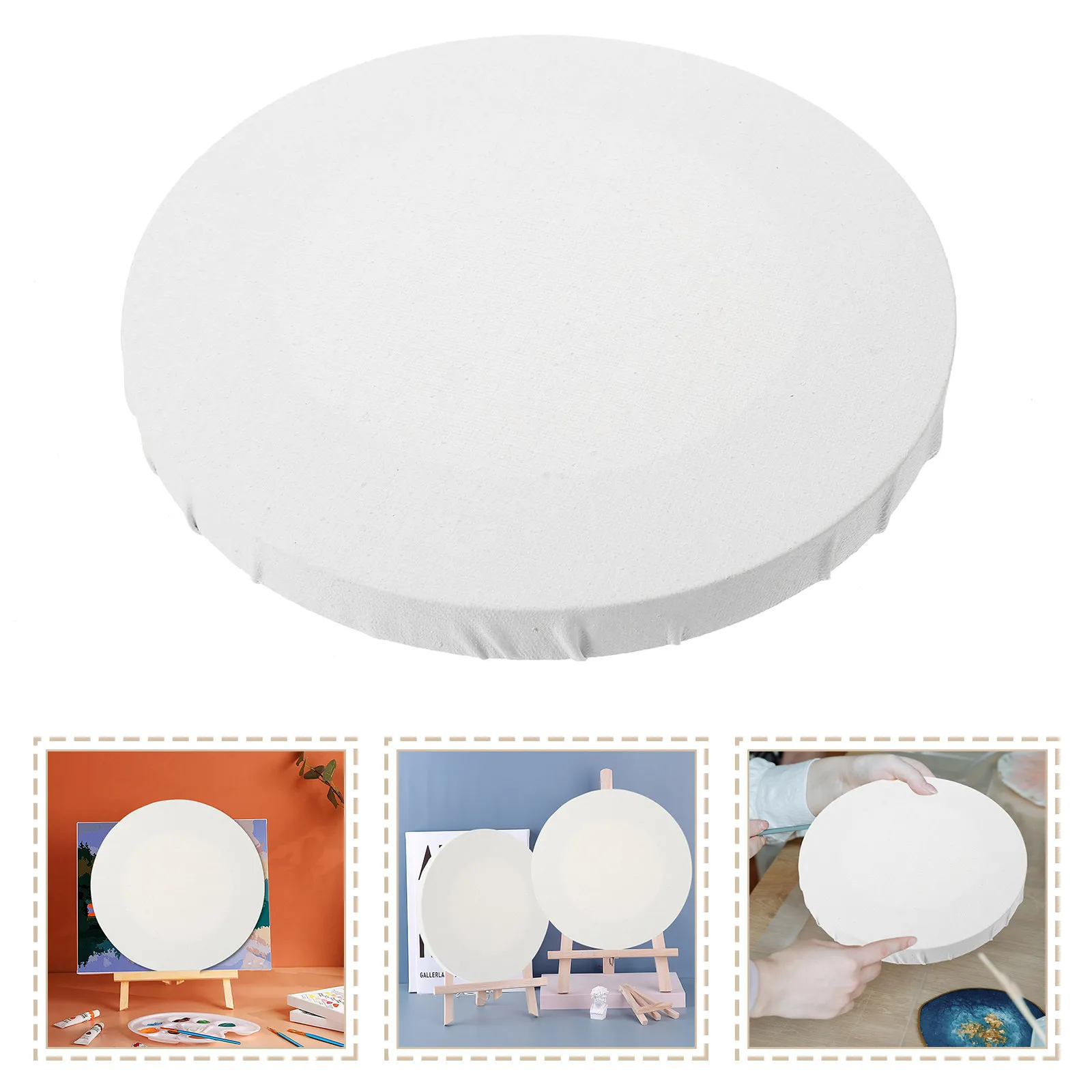 Wooden Oil Painting Board for Beginners and Artists Natural Texture Smooth Edges Acrylic Oil Paint Compatible Portable DIY