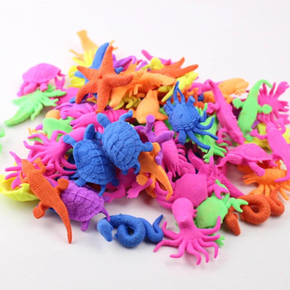 

Funny Toys for Child Ocean Animal Puzzle Mixed Bulk Swell Expansion Toy Sea Creature Water Grow Up Growing In Water