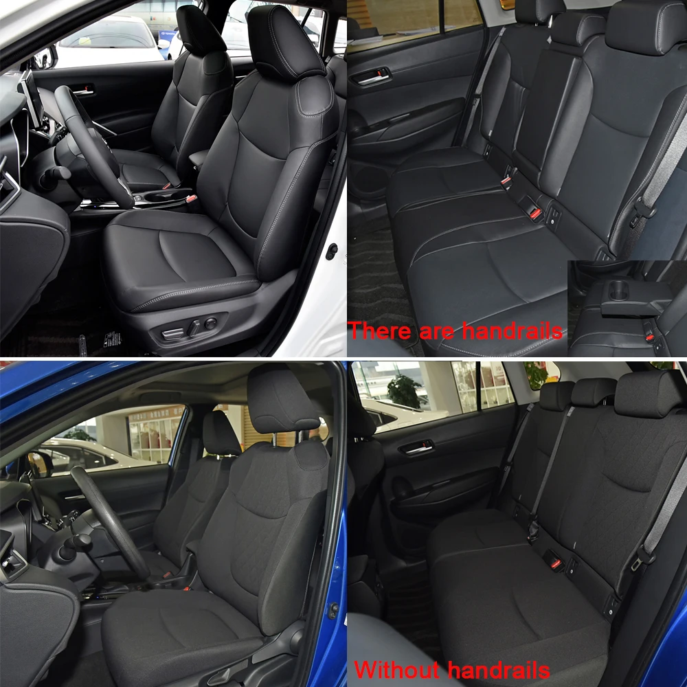 Custom Special Car Seat Cover 5 seats For Toyota Corolla Cross 2022 2023 2024 Waterproof leather cushion Car Seat Covers