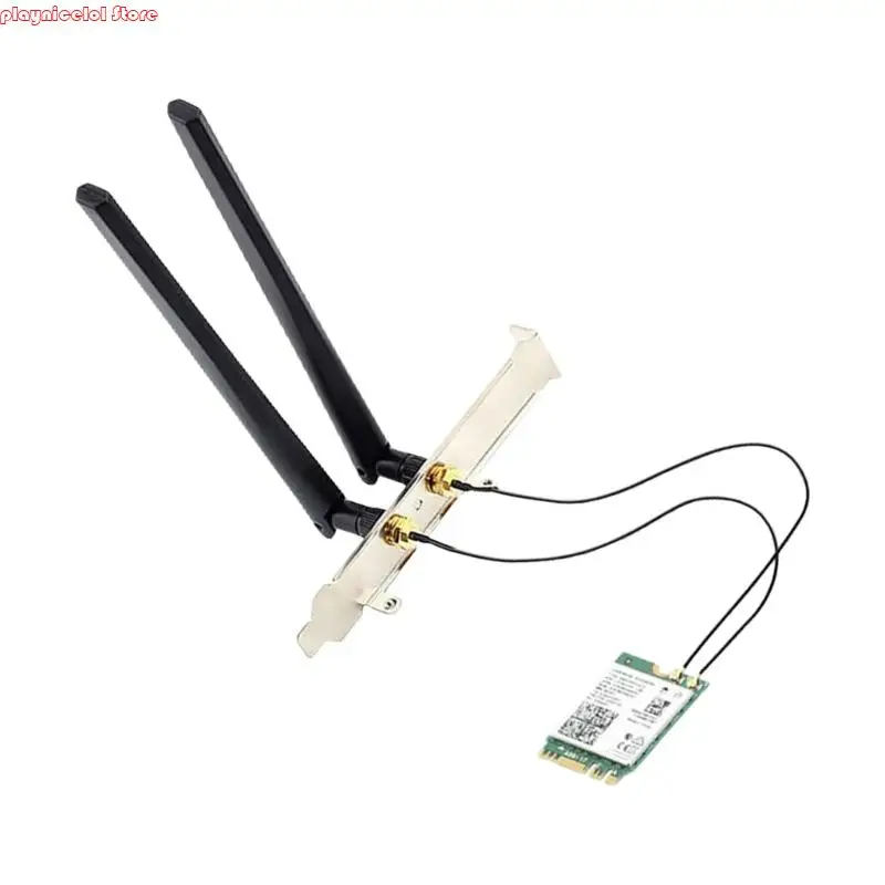 E8BA WiFi 어댑터 M.2 1200Mbps 2.4G/5GHz 더블 밴드 M.2 PC 노트북 용 무선 어댑터 호환 어댑터