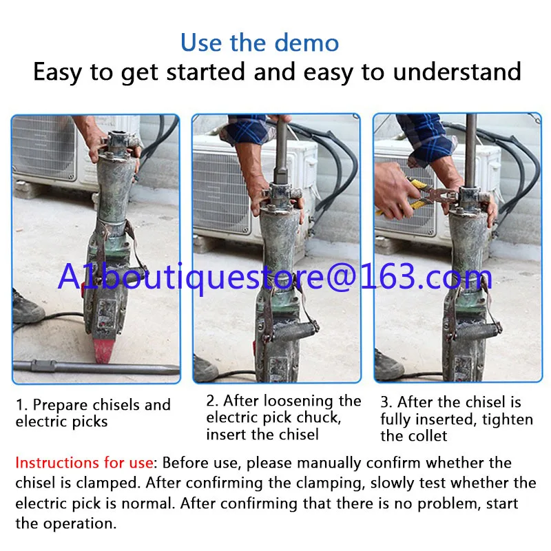 65A Large Electric Pick With Widened And Thickened Shovel Head 95 Electric Pick for Concrete Digging Shovel Tree