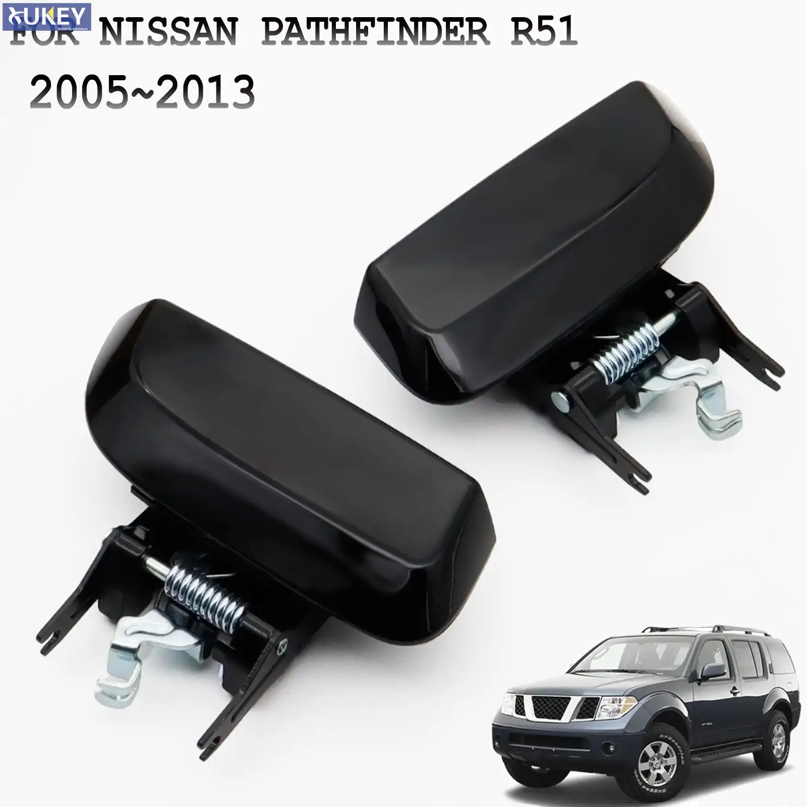 Outside Outer Car Door Handle Rear Left Right Passenger Side for Nissan Pathfinder R51 2005 - 2013 82606EA502 Car Accessories