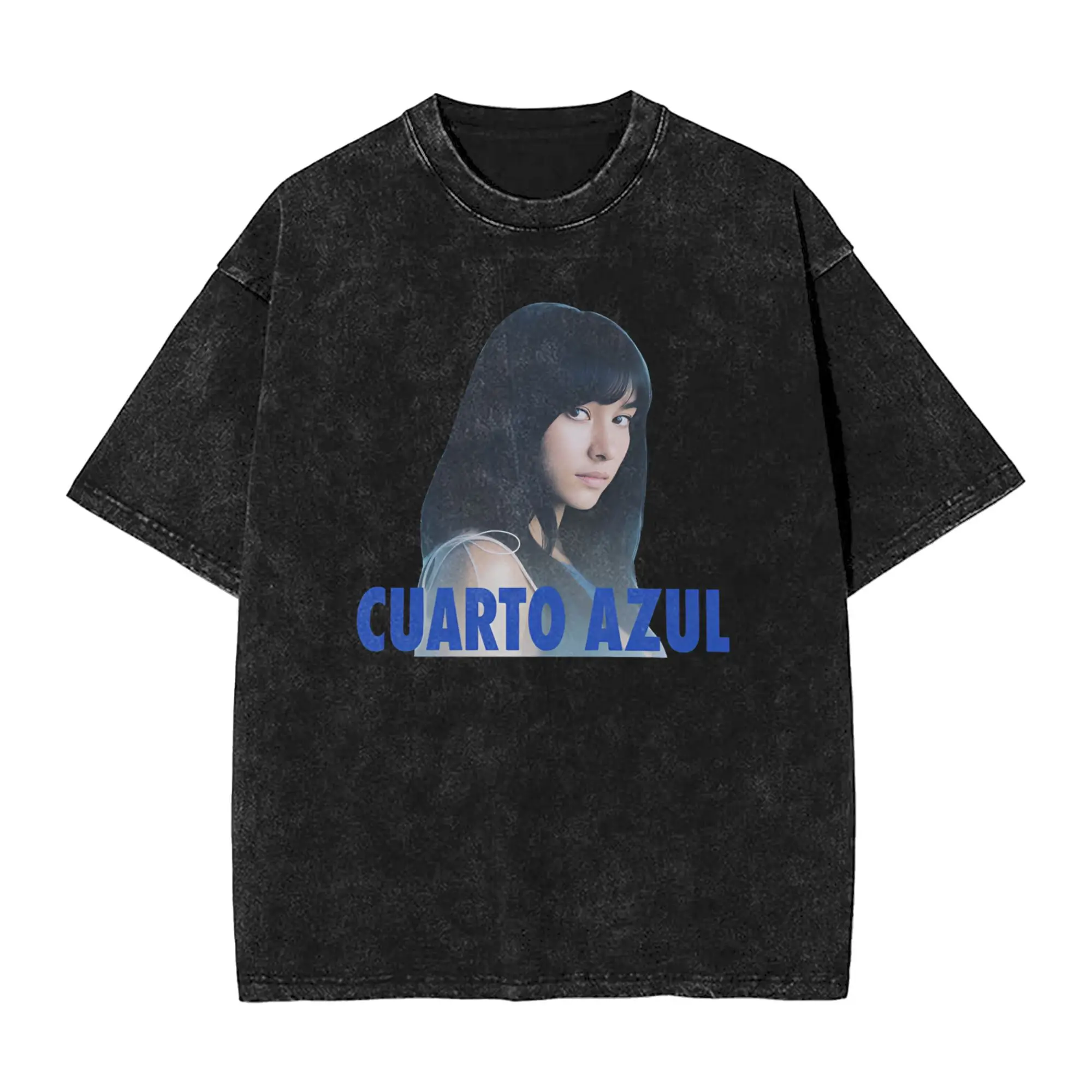 

Футболка с альбомом Aitana Cuarto Azul, футболки в стиле Харадзюку, топы в стиле ретро с короткими рукавами Y2K, летняя повседневная удобная одежда больших размеров
