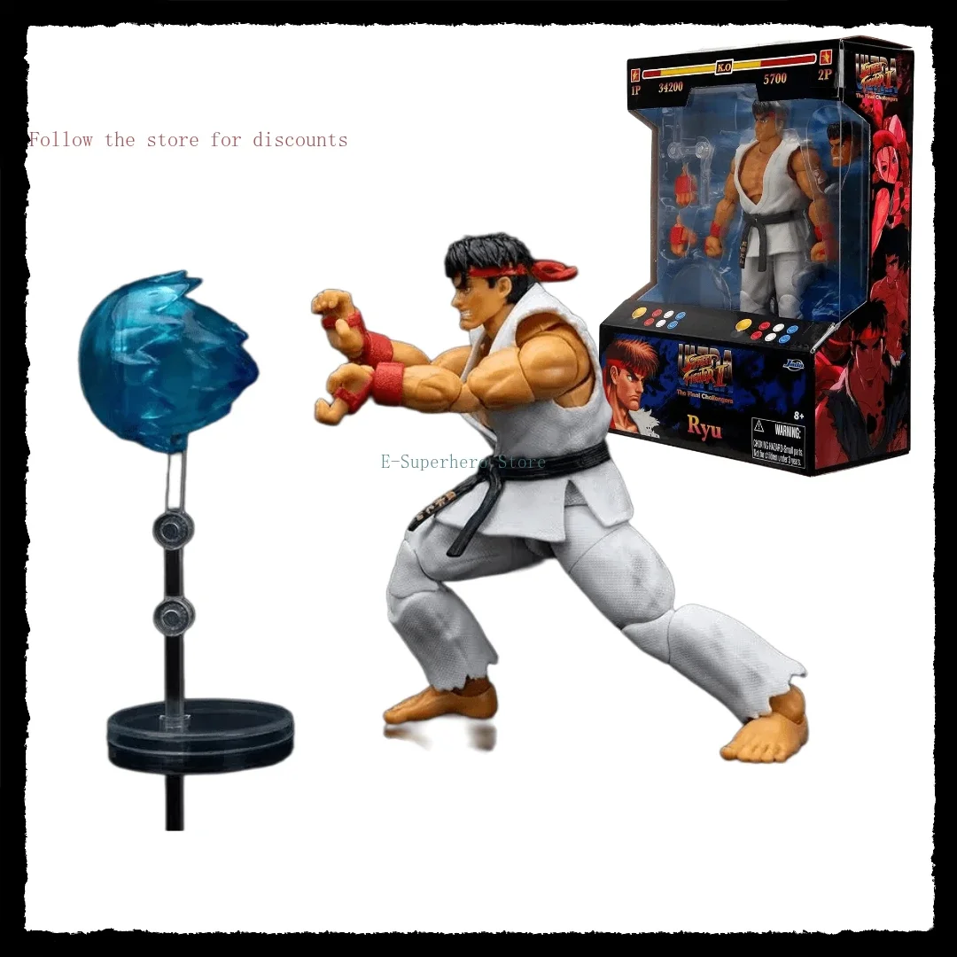 

Экшн-фигурки Jada Toy Ultra Street Fighter II M.Bison Dhalsim RYU Chun Li Fei Long Ken, 6 дюймов, коллекционные подарки